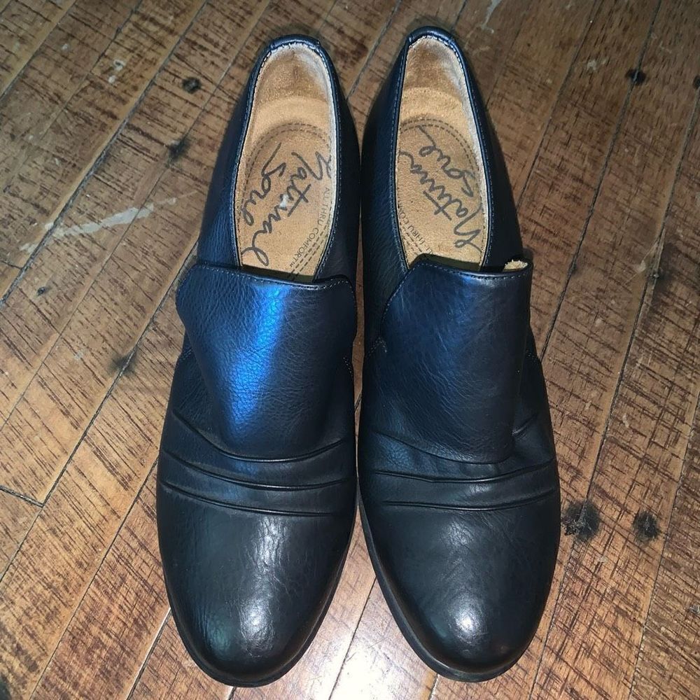 Natural Soul slip on black ortho arch support pumps 8.5 shoes